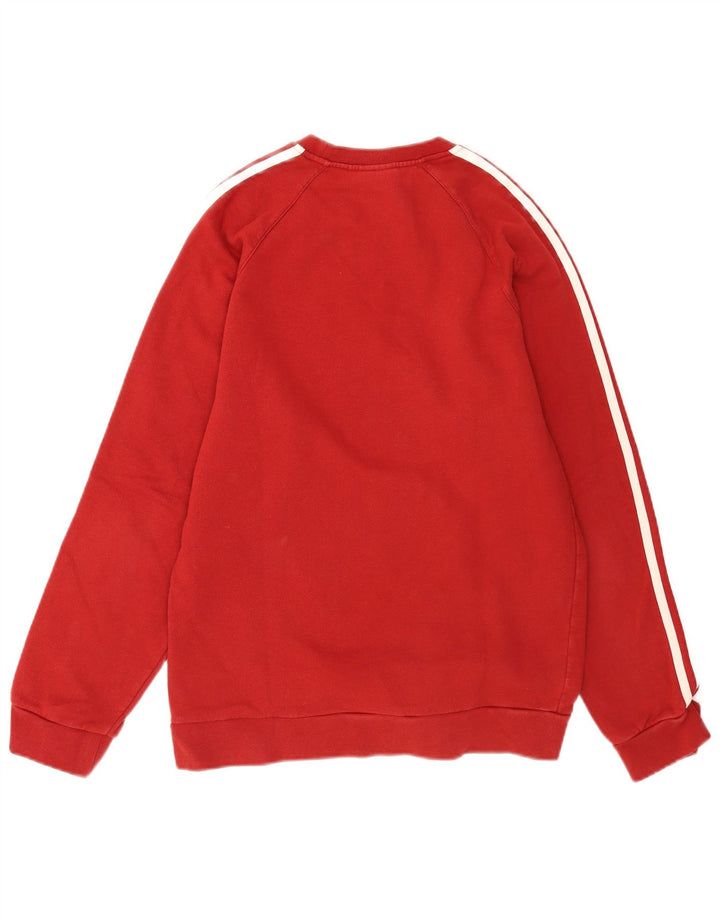 Hanorac pentru bărbați Adidas Jumper Mic Roșu Colorblock Bumbac