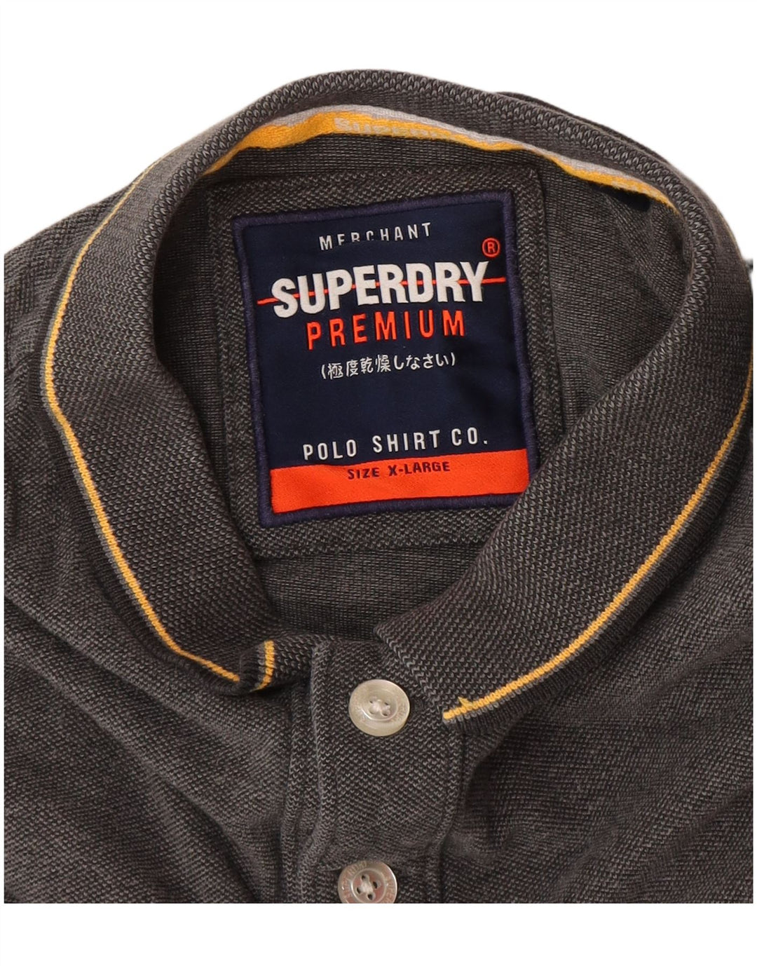 Tricou polo pentru bărbați Superdry XL gri