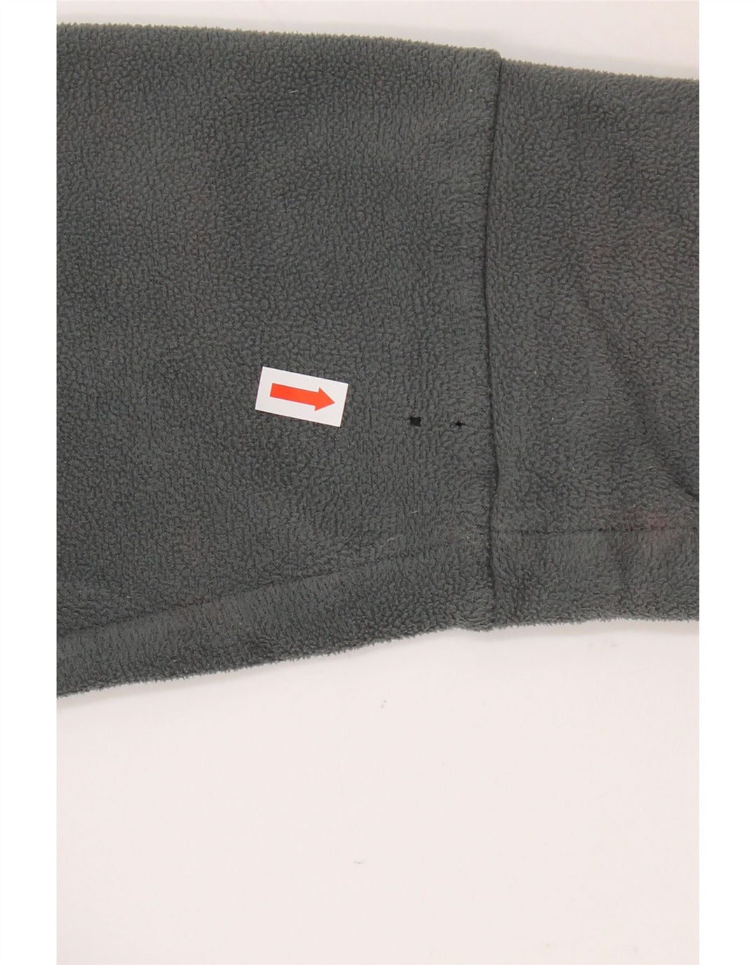 AVIREX Womens Zip Neck Fleece Jumper UK 20 2XL Grey Polyester