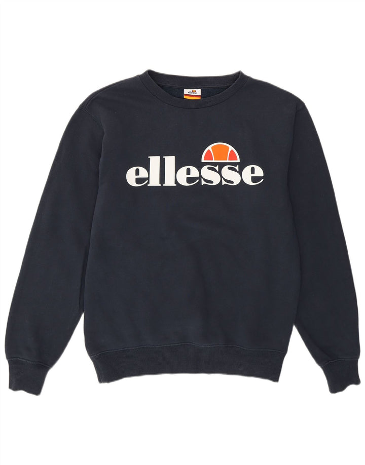 Pulover cu grafic supradimensionat pentru femei Ellesse UK 8 Mic bleumarin