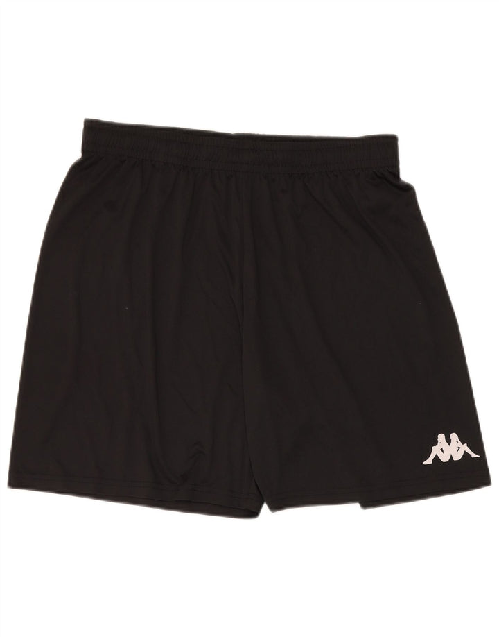 KAPPA Mens Sport Shorts XL  Black Polyester