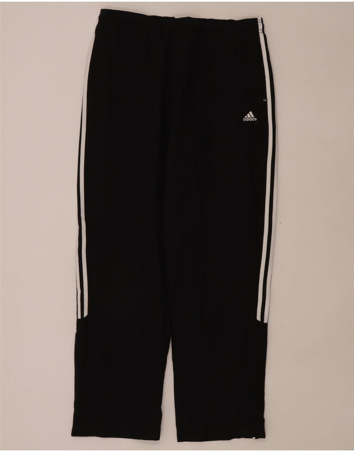 Pantaloni de trening Adidas pentru femei UK 16 Poliester negru mare