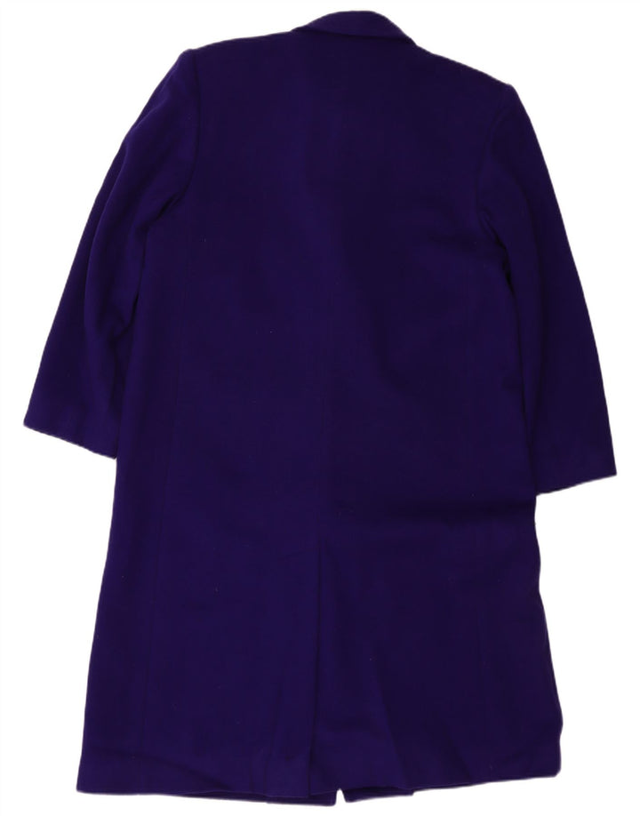 LONDON FOG Pardesiu pentru femei US 16 2XL Lână virgină albastră