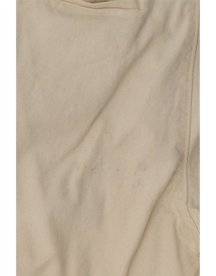 Pantaloni scurți chino Stanton J. Crew pentru bărbați W31, bumbac alb, mediu