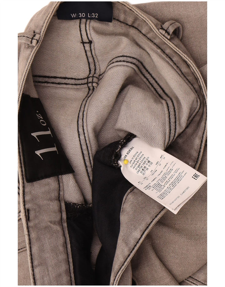 Blugi skinny pentru bărbați Armani W30 L32 bumbac gri