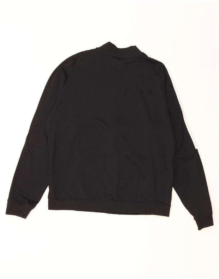 Jachetă de trening NIKE Dri Fit pentru băieți 13-14 ani XL, negru, color block