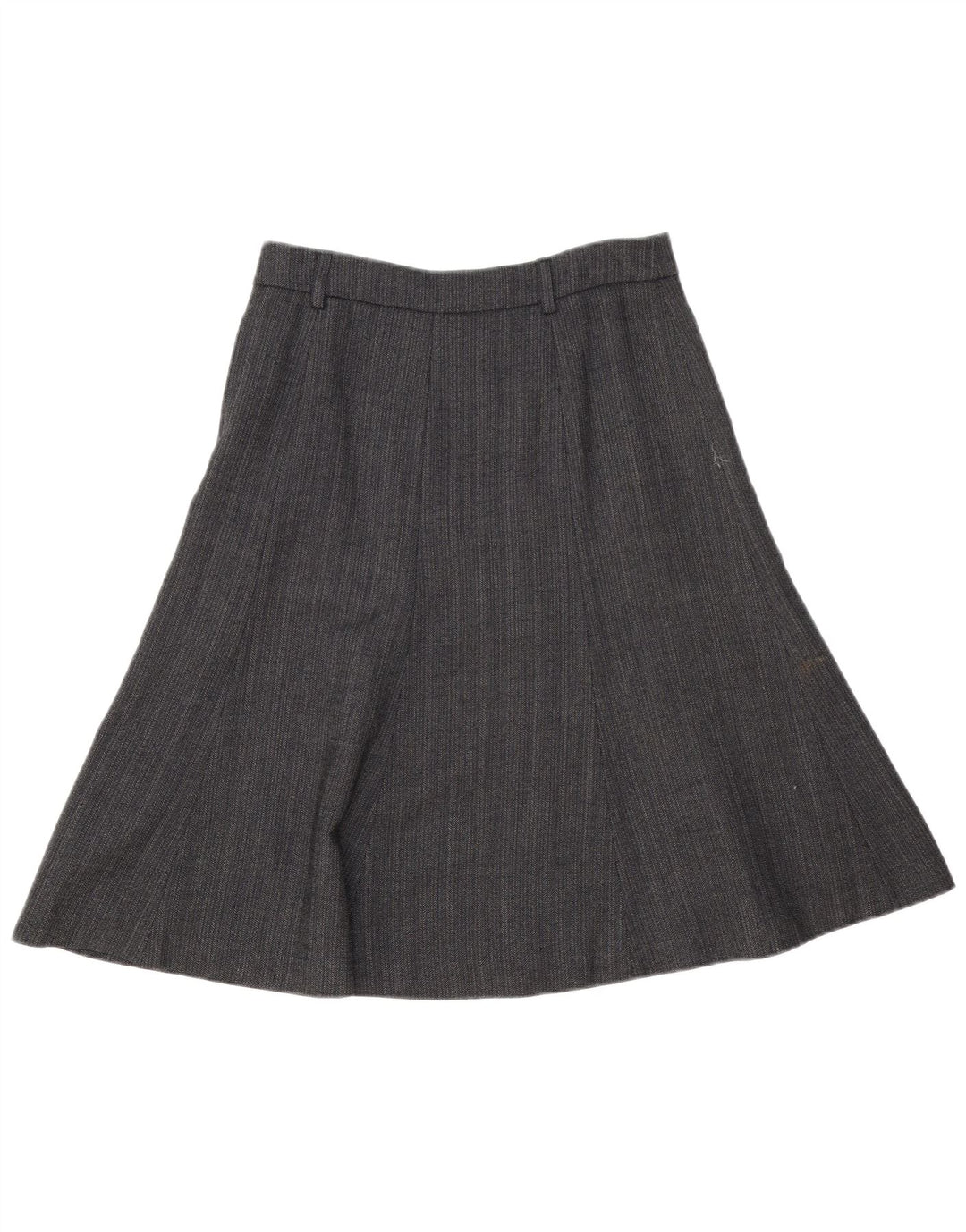 Fusta A-Line pentru femei J. Crew US 2 XS W28 Gri din Lână Herringbone