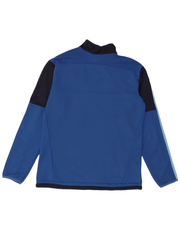 Adidas Mens Climacool Graphic Pullover Tracksuit Top Large Blue Colourblock