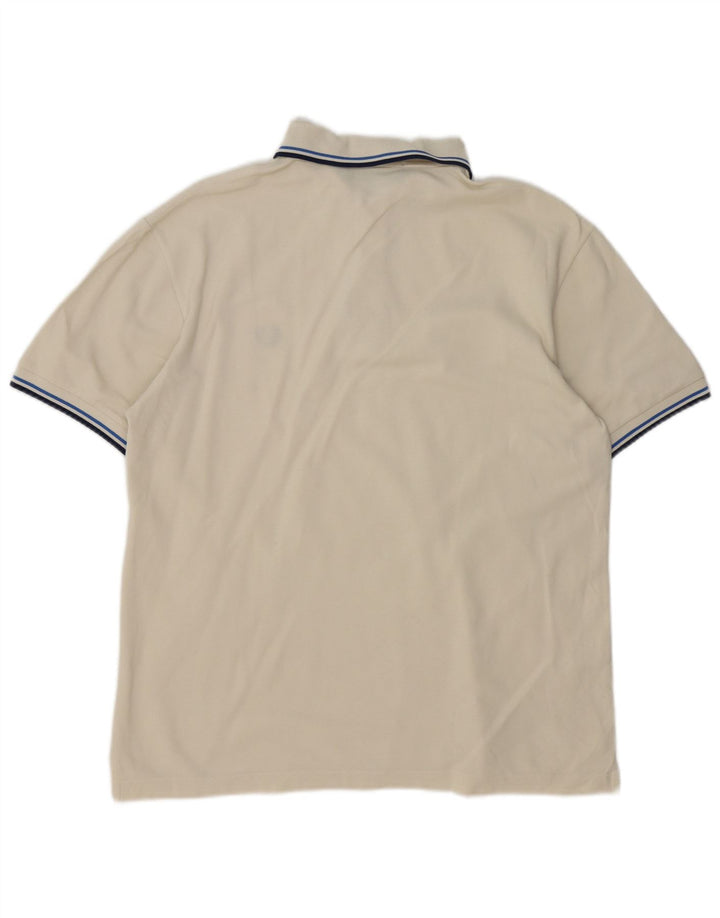 Cămașă polo Fred Perry pentru bărbați, bumbac cu dungi albe medii
