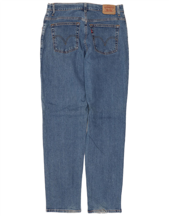 LEVI'S Blugi conici 550 pentru femei, cu ajustare relaxată, US 12, mari W30 L31, albastru