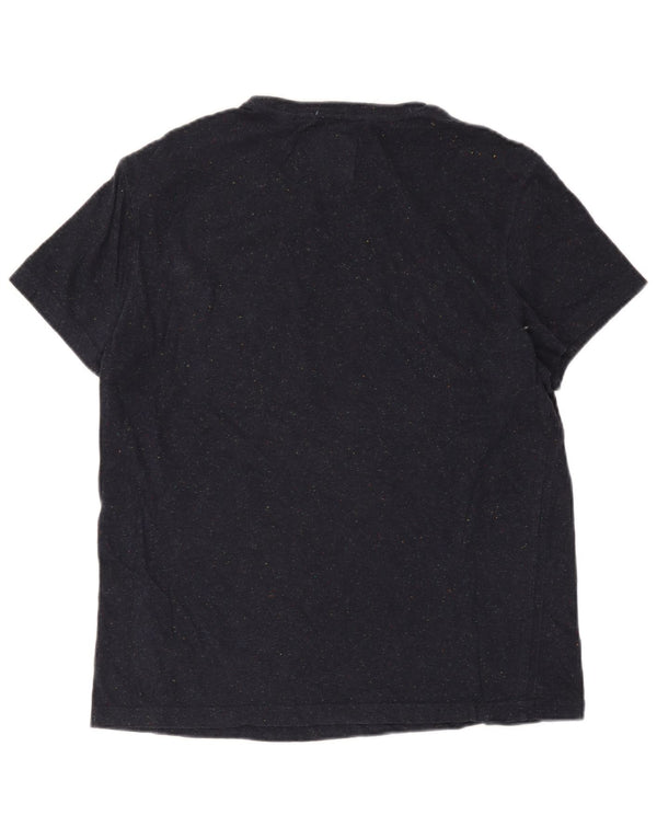 Tricou Jack Wills pentru bărbați Slim Fit Top XL Bleumarin Bumbac cu pete