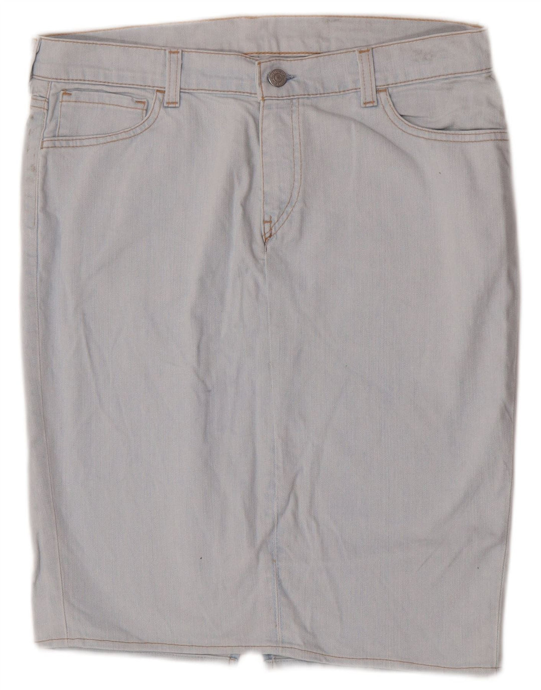 Fusta de blugi pentru femei Levi's W32 Bumbac albastru mare