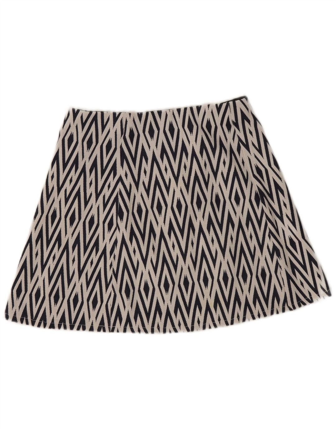 Fusta Mini Trafaluc pentru Femei Zara Medium W28 Bleumarin Geometric