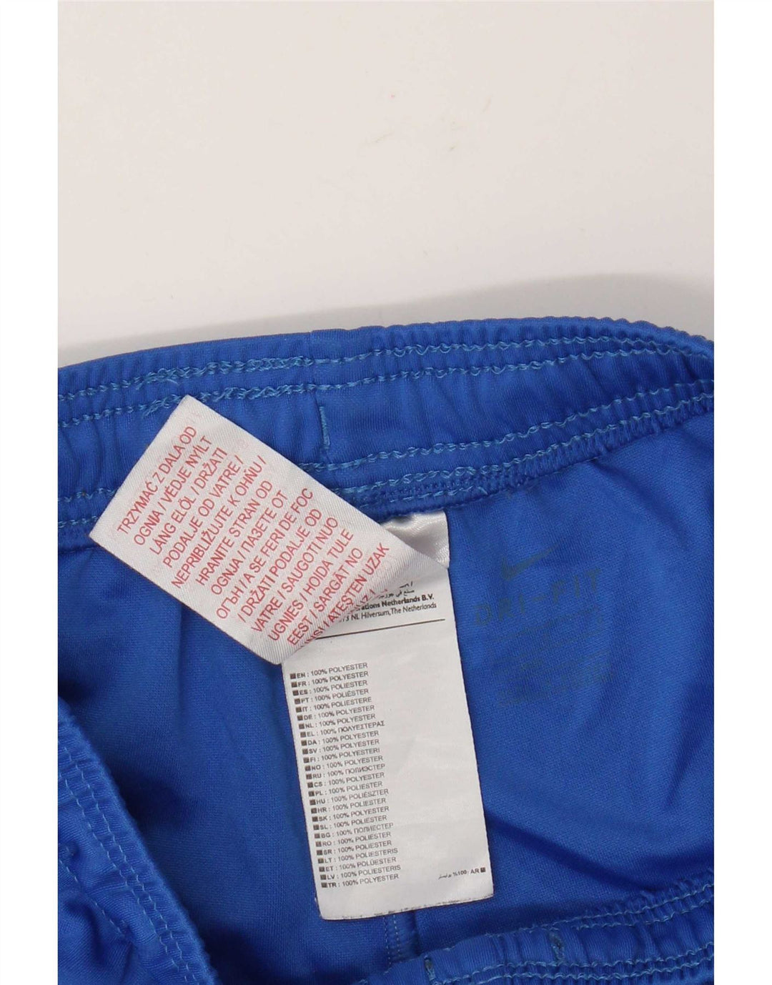 Pantaloni scurți sport Nike Dri Fit pentru băieți 12-13 ani, mari, albastru, poliester