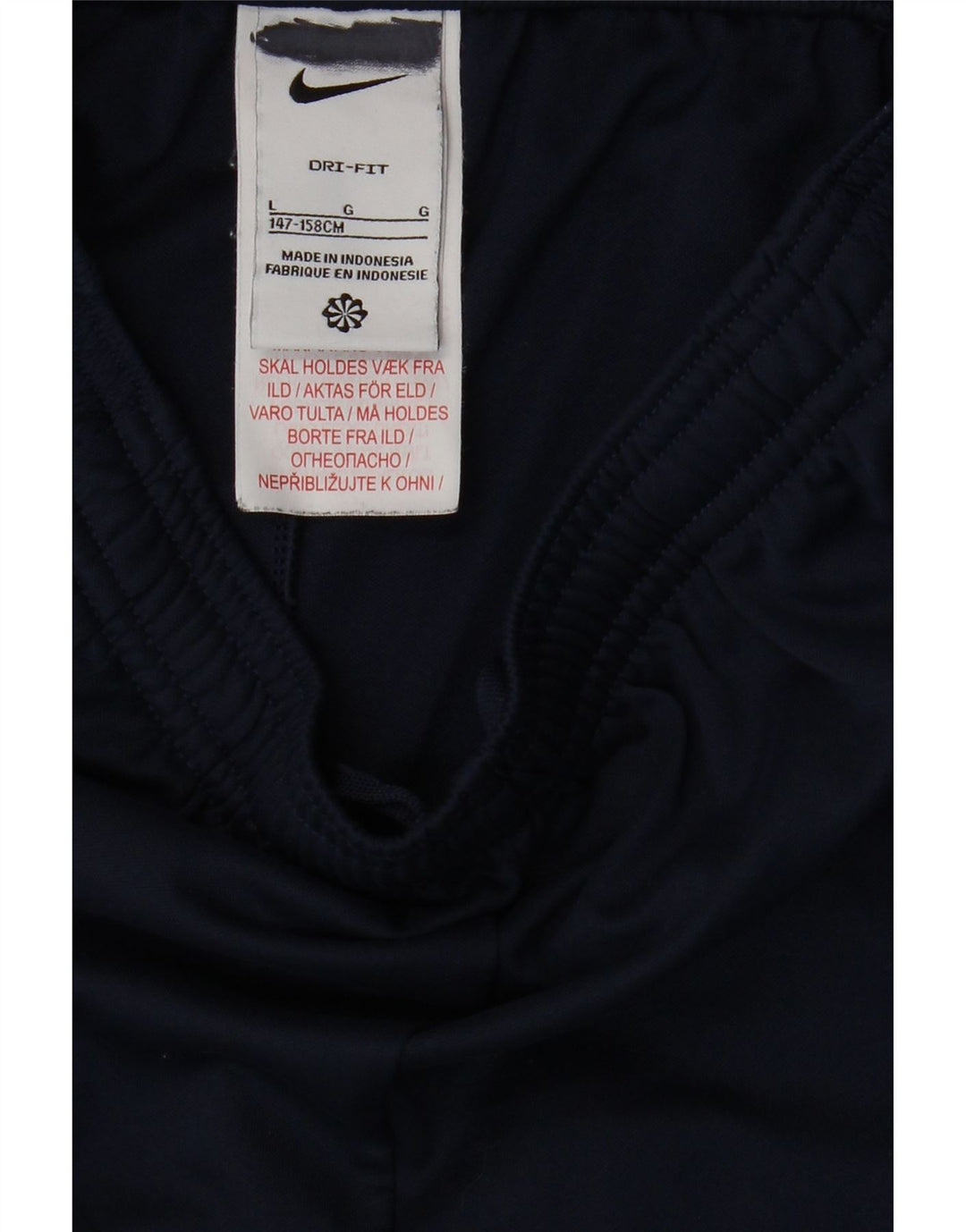 Pantaloni de trening NIKE Dri Fit pentru băieți 12-13 ani, mari, bleumarin, poliester