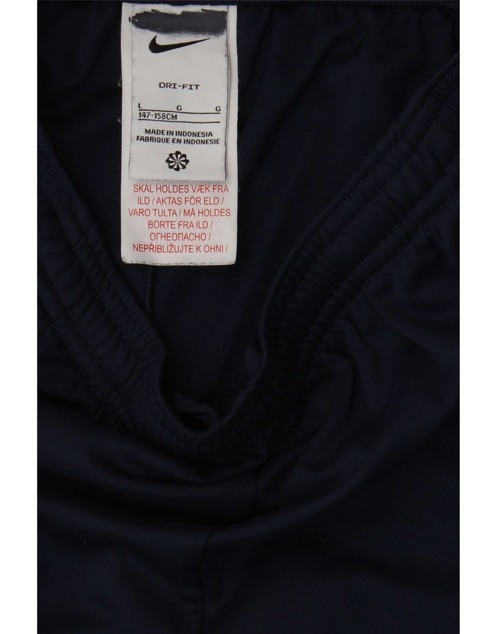 Pantaloni de trening NIKE Dri Fit pentru băieți 12-13 ani, mari, bleumarin, poliester