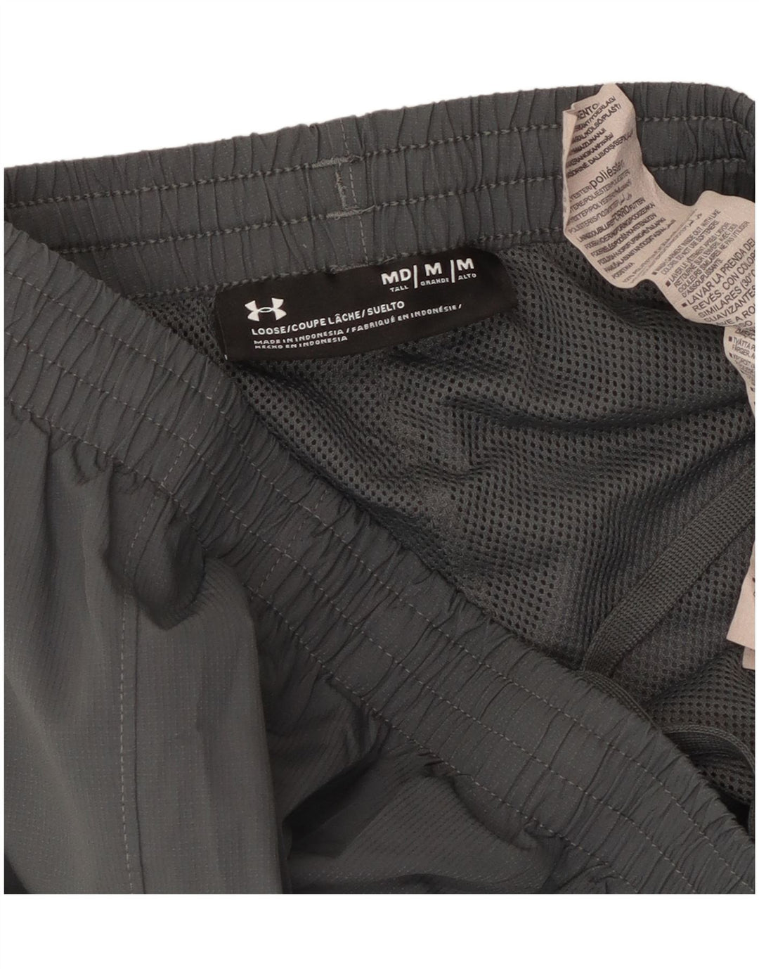 Pantaloni de trening Under Armour pentru bărbați, gri mediu, poliester color bloc
