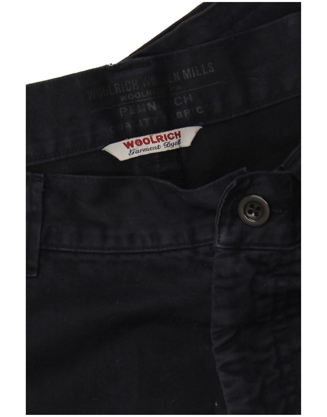 WOOLRICH Pantaloni chino drepți pentru bărbați W34 L28 bleumarin