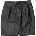 Fusta de piele pentru femei MARY ALBERT IT 44 Medium W28 Piele neagra