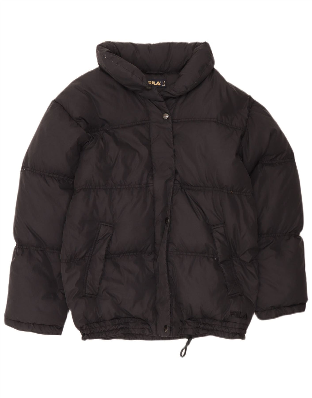 Jachetă căptușită cu glugă Fila pentru femei IT 46 Large Black