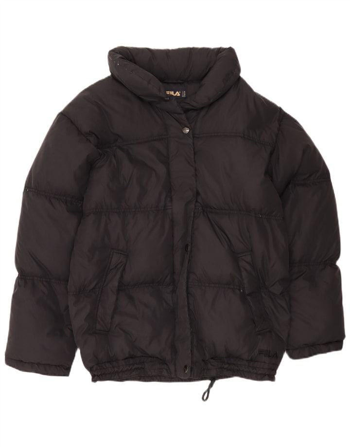 Jachetă căptușită cu glugă Fila pentru femei IT 46 Large Black