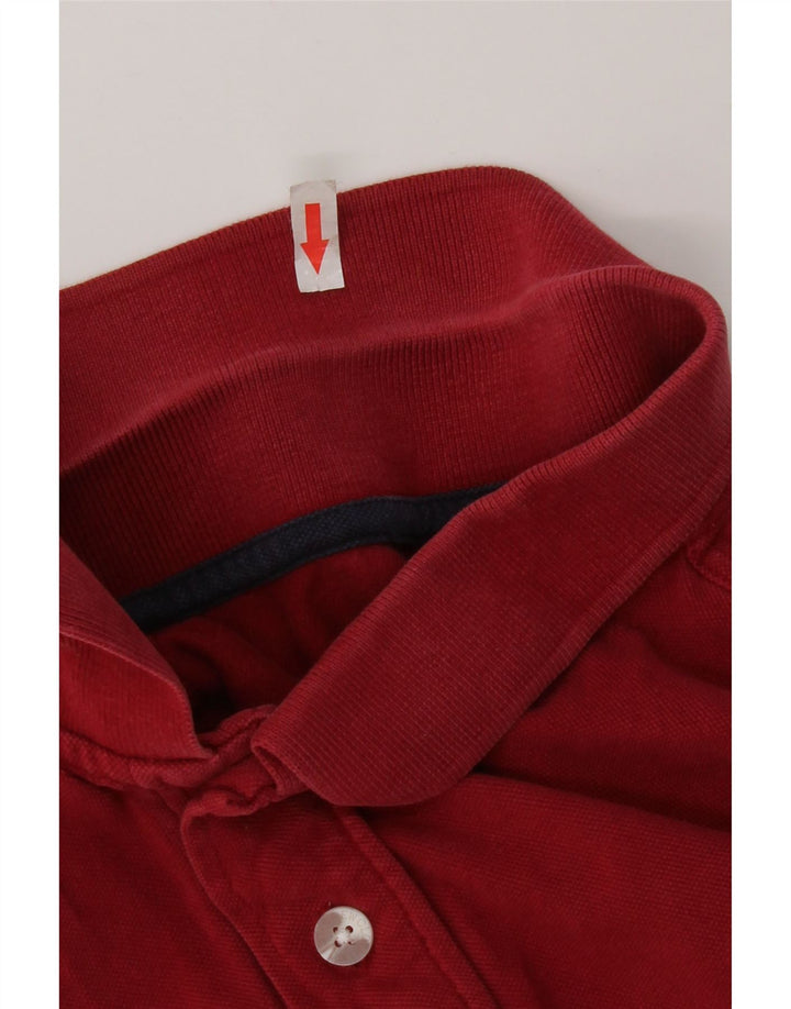 Crew Clothing Tricou polo pentru bărbați, bumbac roșu mediu