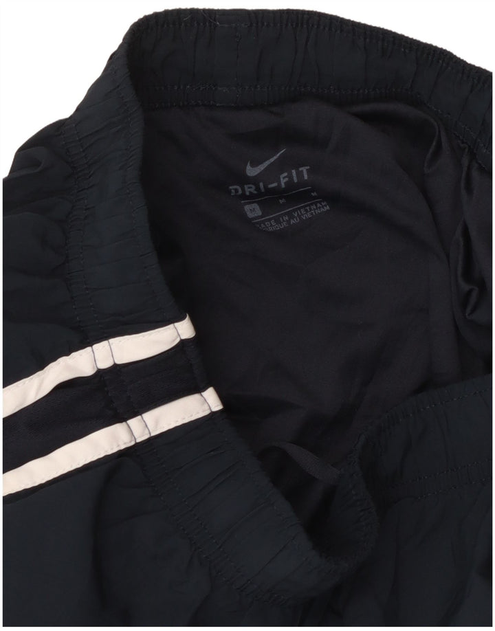 Pantaloni scurti sport NIKE Dri Fit pentru femei UK 12 Medium Bleumarin