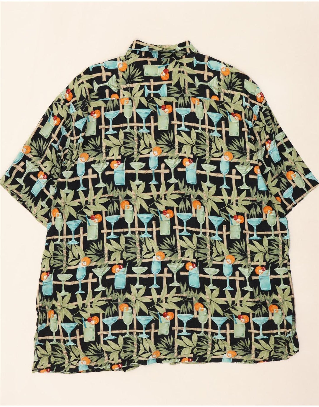 PIERRE CARDIN Cămașă cu mânecă scurtă pentru bărbați cu model abstract, XL, multicoloră