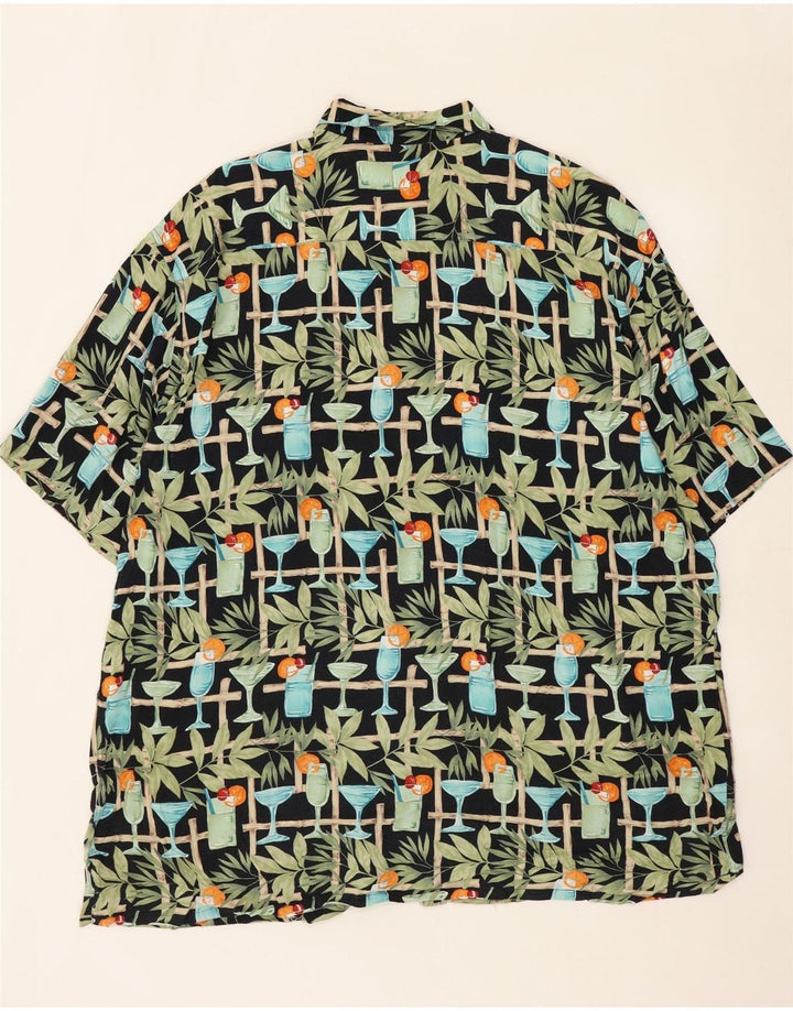 PIERRE CARDIN Cămașă cu mânecă scurtă pentru bărbați cu model abstract, XL, multicoloră