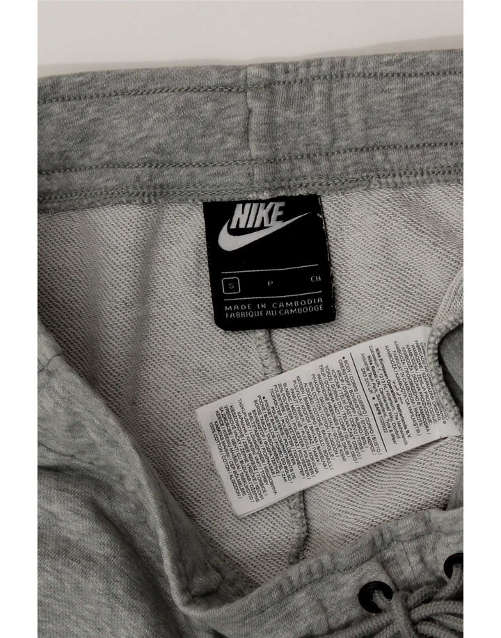 Pantaloni scurti sport Nike pentru femei UK 10, bumbac gri mic