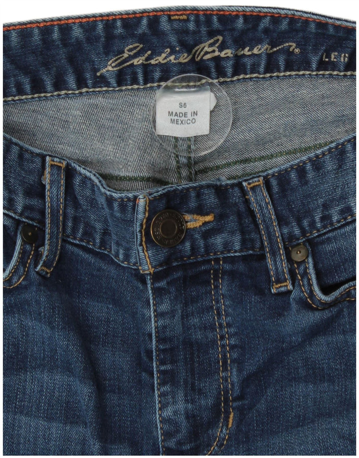 Eddie Bauer Blugi cu bootcut pentru femei US 6 Medium W28 L30 Bumbac albastru