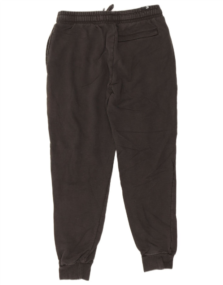 Pantaloni de trening Puma Graphic pentru bărbați Joggeri, bumbac mediu negru