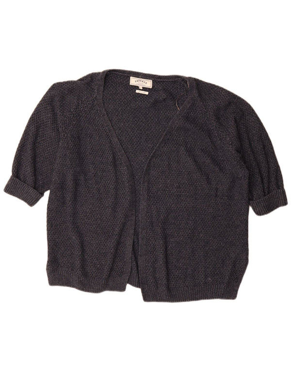 Pulover cardigan deschis pentru femei Fat Face, supradimensionat, cu mâneci 3/4, UK 18 XL, gri
