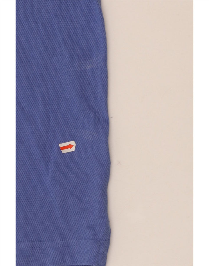 Tricou polo pentru bărbați MASSIMO DUTTI, bumbac albastru mediu