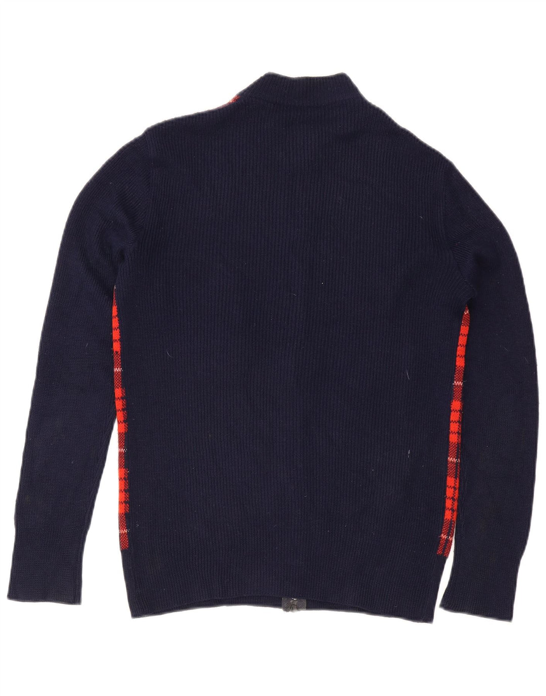 Pulover Cardigan Vintage pentru bărbați IT 54 XL Bleumarin Check