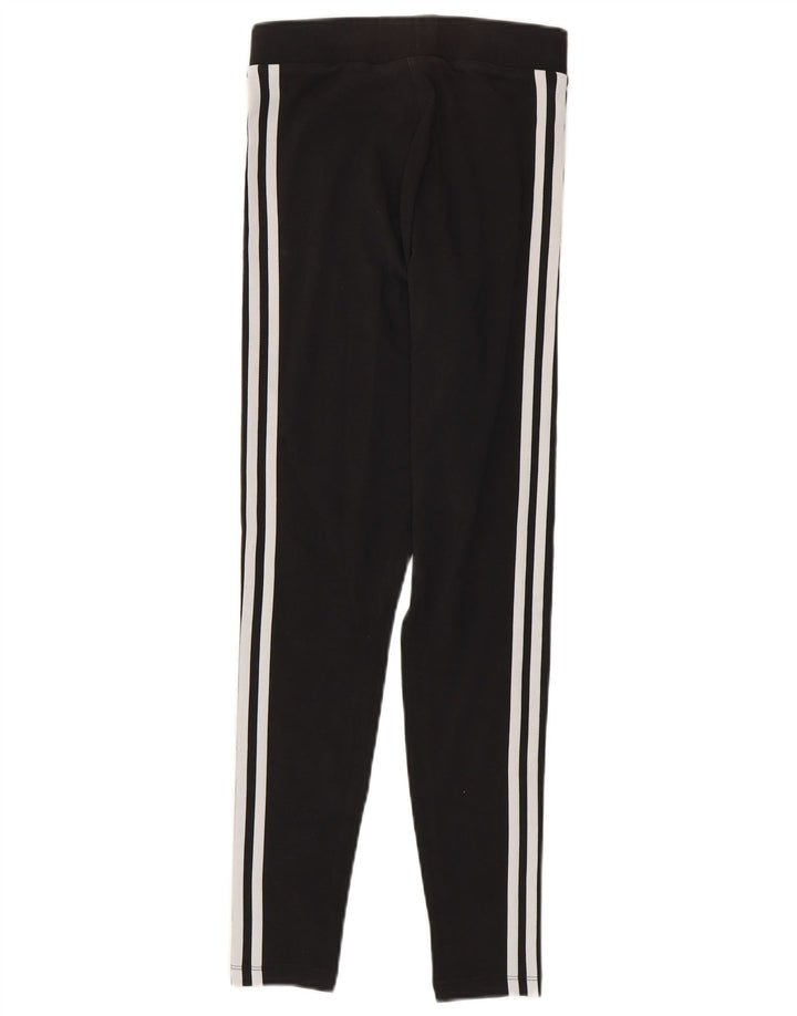 Leggings pentru femei Adidas UK 8 Small Black Bumbac