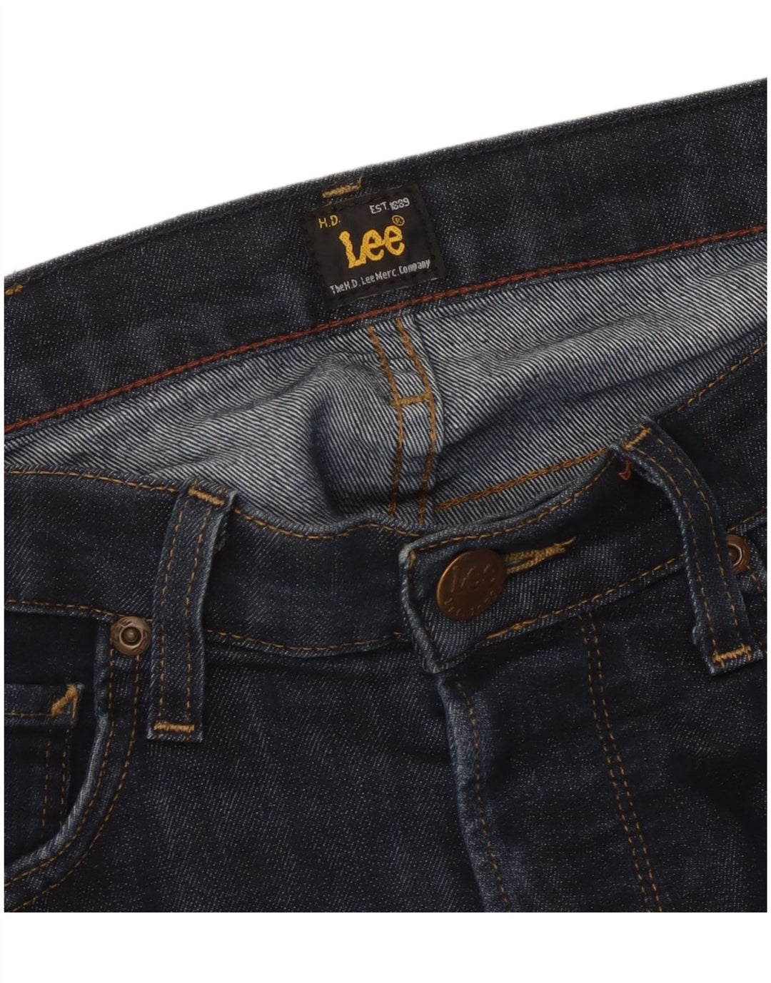 Blugi drepti pentru femei Lee W30 L28 bleumarin