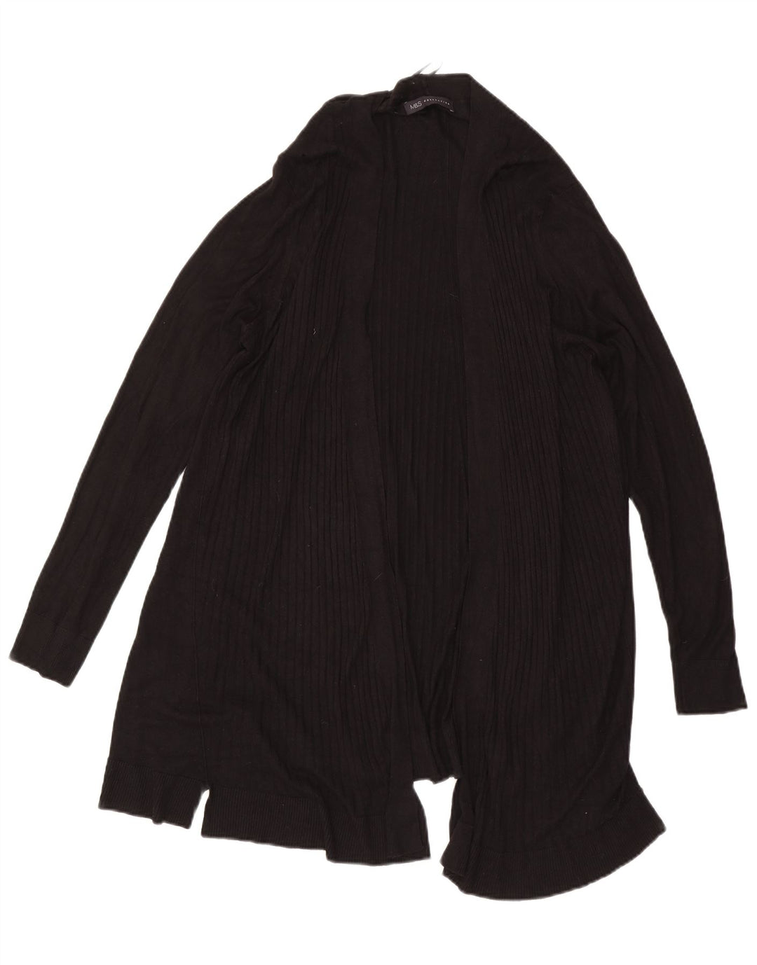 Pulover cardigan deschis pentru femei Marks & Spencer UK 18 XL Negru