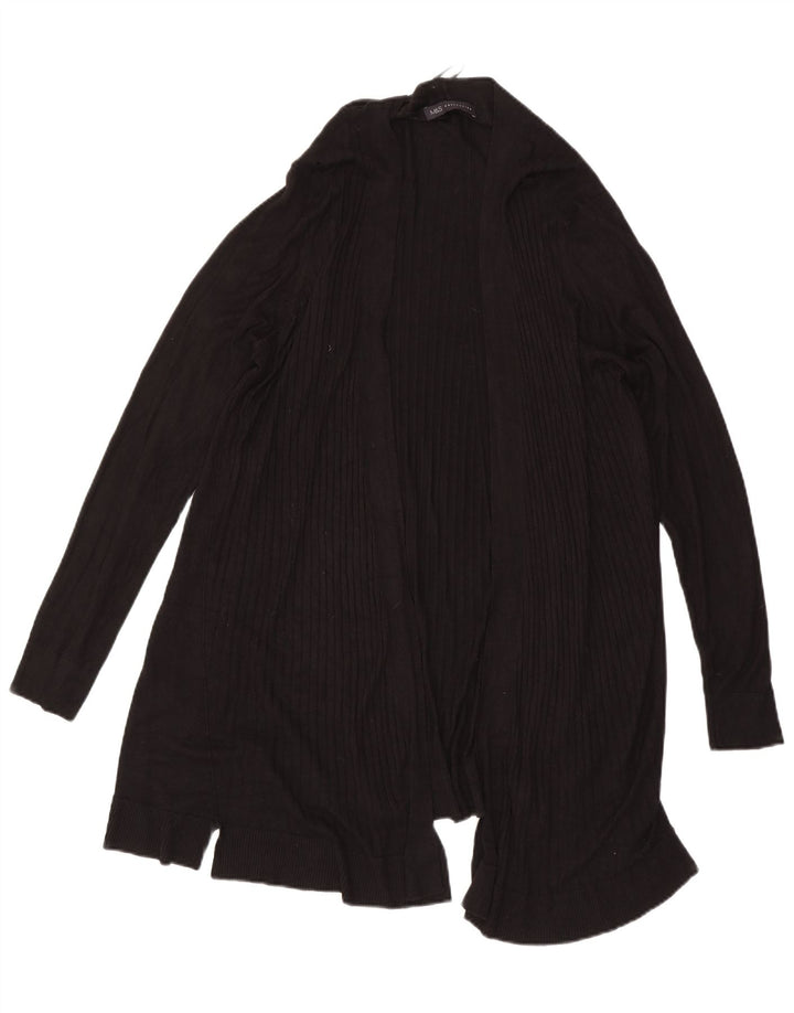 Pulover cardigan deschis pentru femei Marks & Spencer UK 18 XL Negru