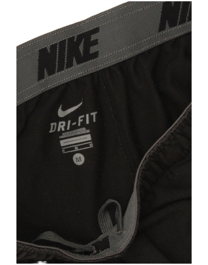 Pantaloni scurți sport Nike Dri Fit pentru bărbați, bumbac mediu negru
