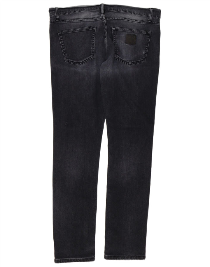 Blugi Carhartt pentru bărbați distressed drepte W34 L32 gri