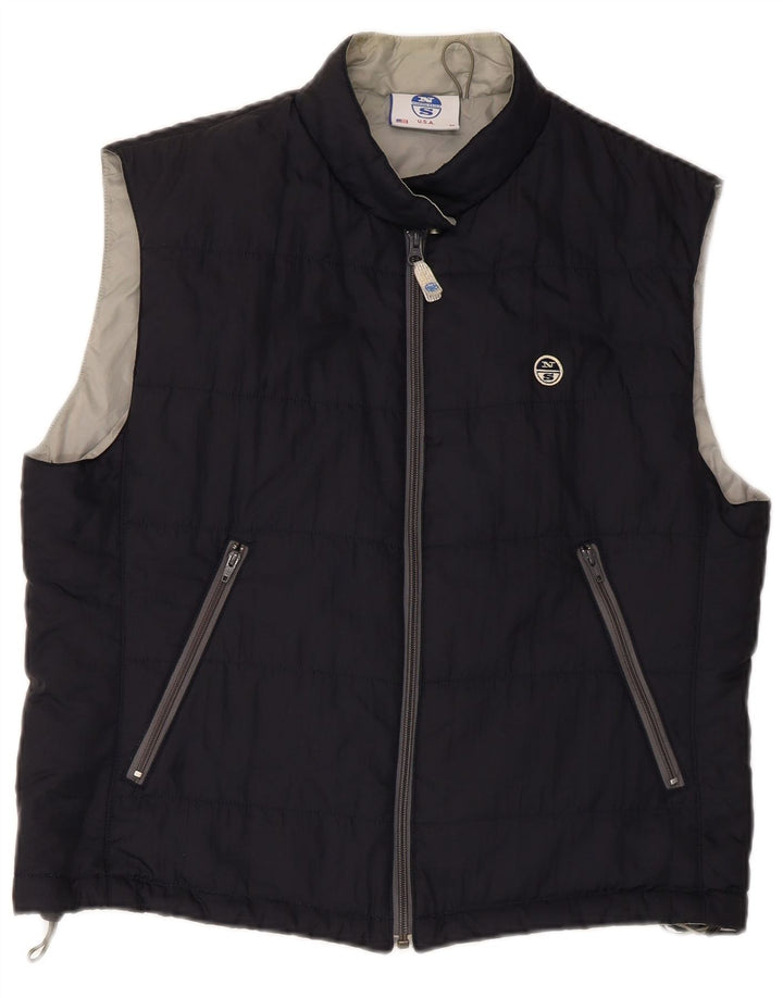 Gilet căptușit pentru bărbați North Sails UK 38 Medium Bleumarin Poliamidă