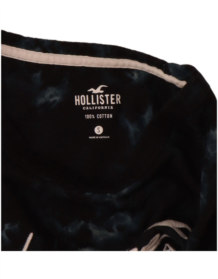 HOLLISTER tricou grafic pentru bărbați Top mic, bleumarin, din bumbac Tie Dye