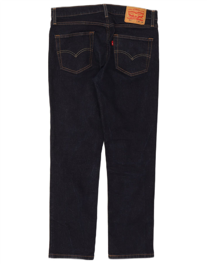 Blugi pentru bărbați Levi's 511 Slim W33 L30 Bumbac bleumarin