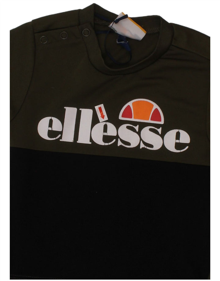 Tricou grafic ELLESSE pentru bebelusi, 6-9 luni, color kaki