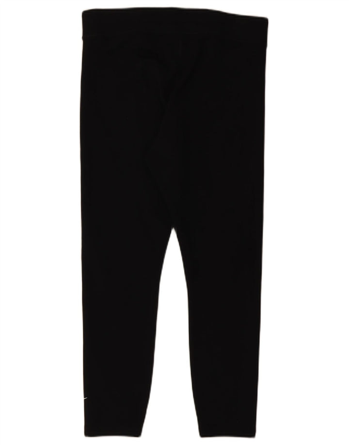 Leggings pentru femei NIKE UK 14, mare, negru, bumbac