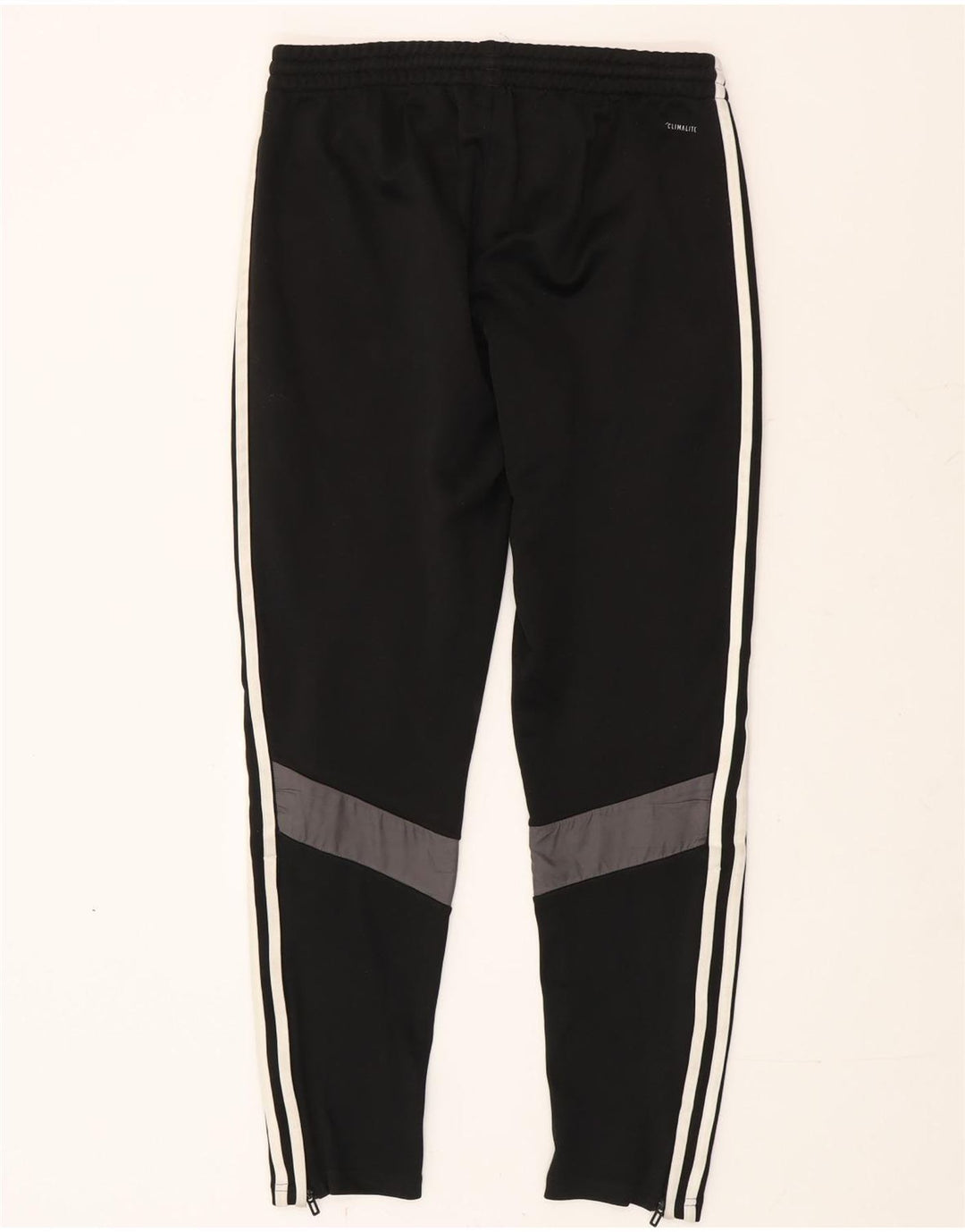 Pantaloni de trening Adidas Climalite pentru bărbați, poliester negru mic