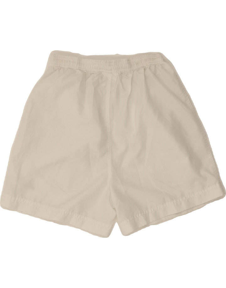 ADIDAS Womens Sport Shorts UK 12 Medium White Polyester Vintage Adidas and Second-Hand Adidas from Messina Hembry 