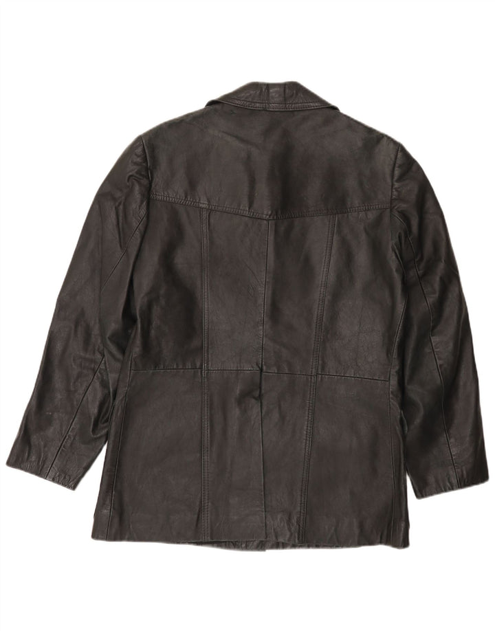 Jachetă de piele pentru bărbați VINTAGE UK 38 Medium Black