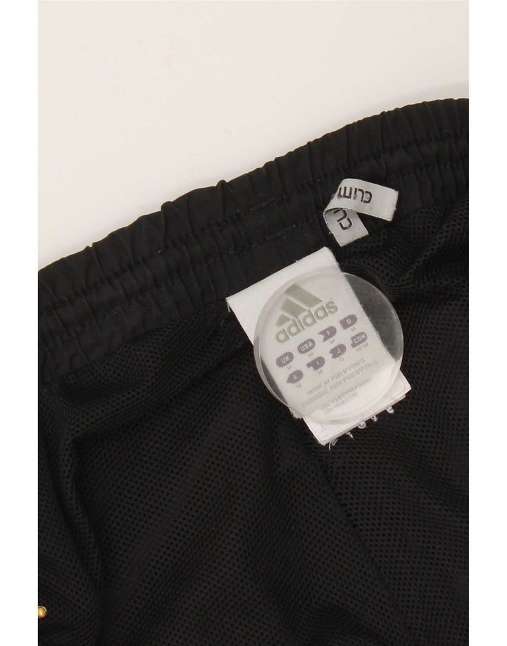 Pantaloni de trening Adidas pentru bărbați, negru mediu, poliester bloc de culoare